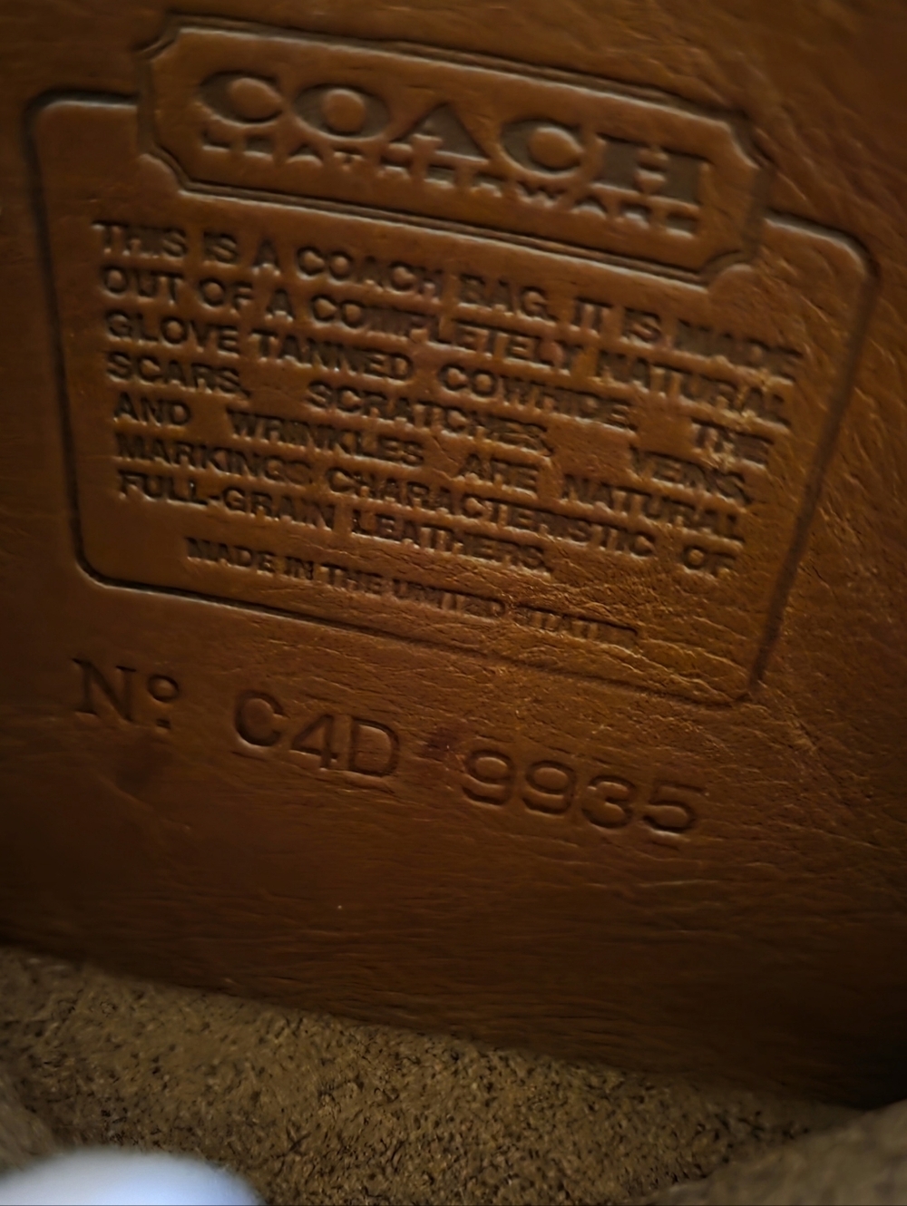 Coach VintageMiniLeather AbbieZipperCrossbody C4D9935USA - Picture 3 of 9